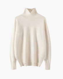 Eleganter Damen-Rollkragenpullover