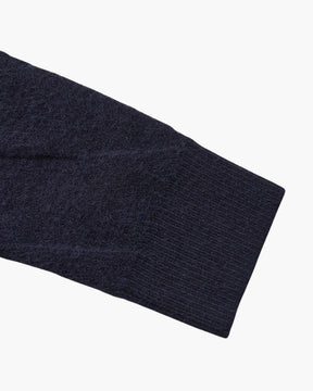 Diamantgestrickter Rundhalspullover