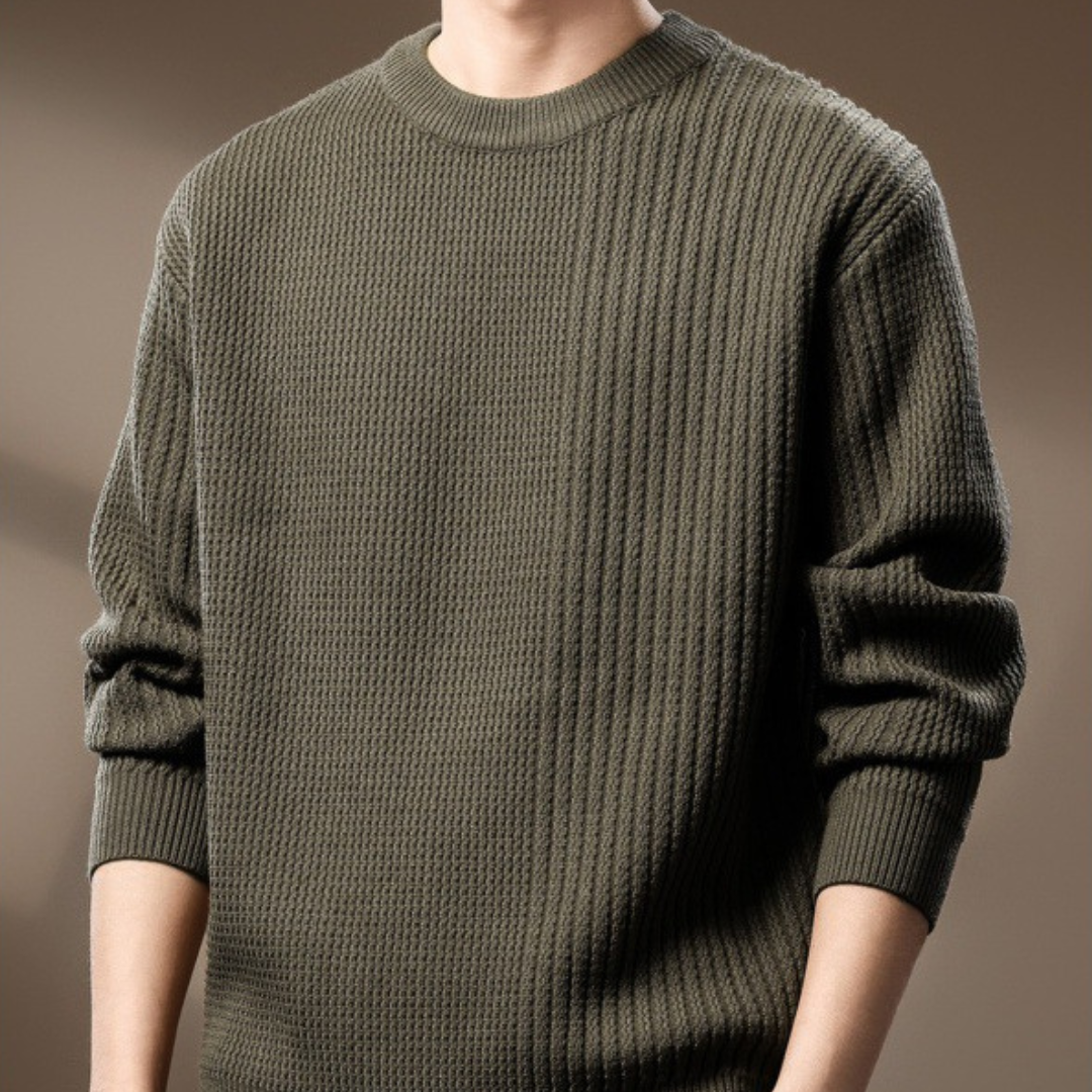 Men's green sweater