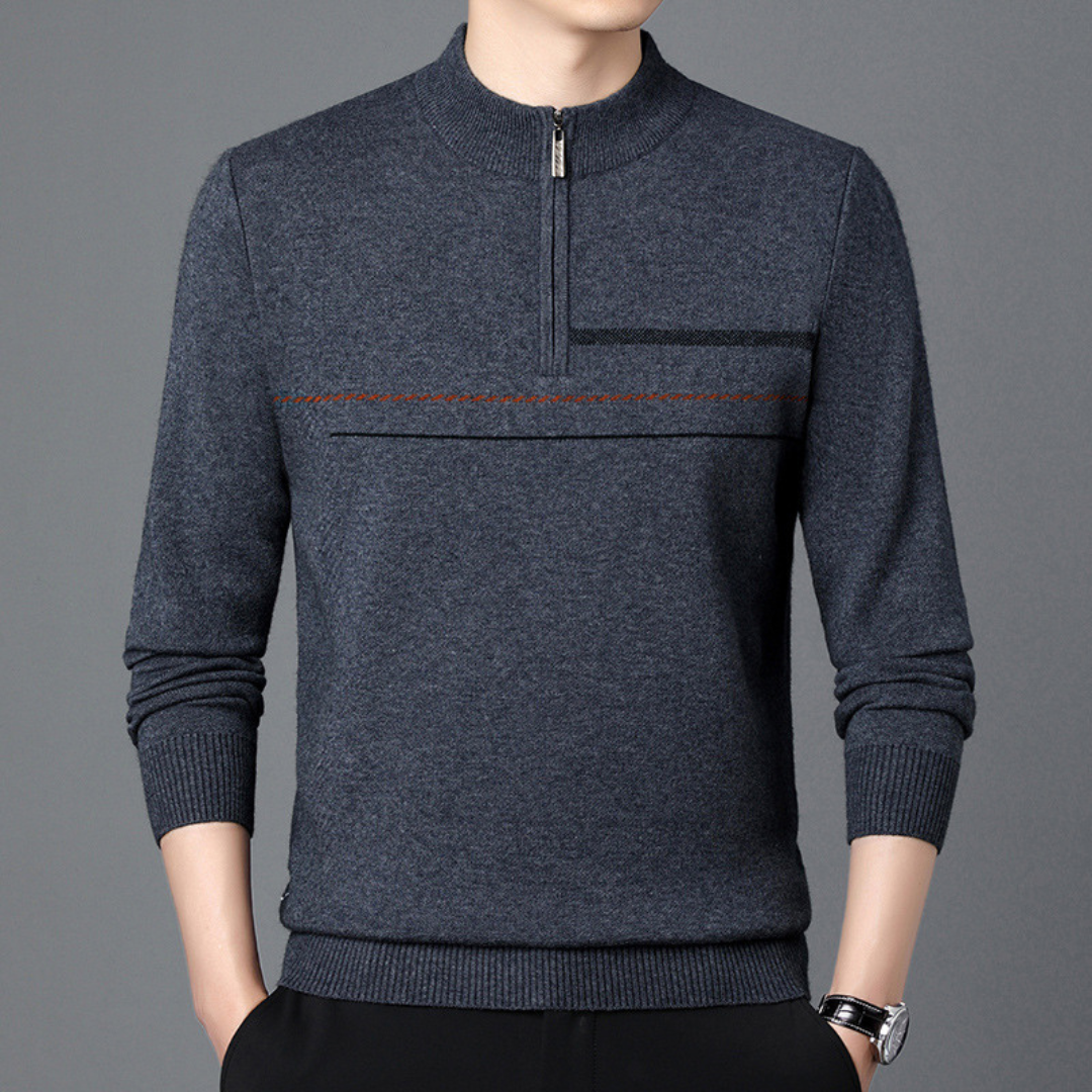 Men's zipper sweater